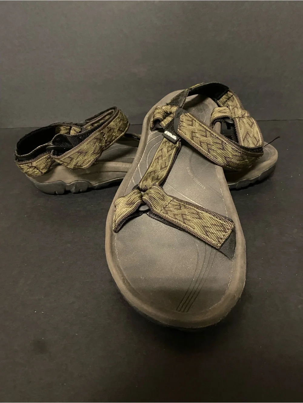 Teva Outdoor Sport Hurricane Sandals in Olive Green and Black